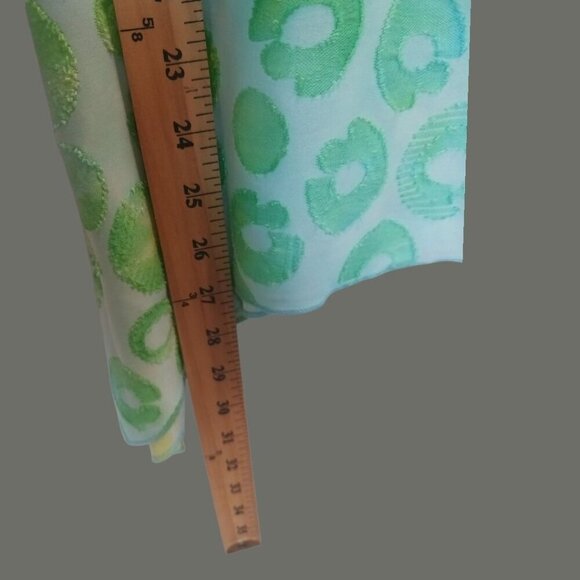 Paris Colorful Layered Tunic Top With 3/4 Sleeves & Abstract Design Size Small - Picture 6 of 10